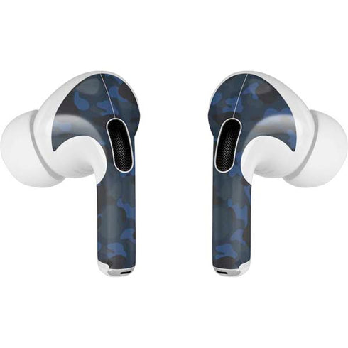 Blue Street Camo AirPods Skins